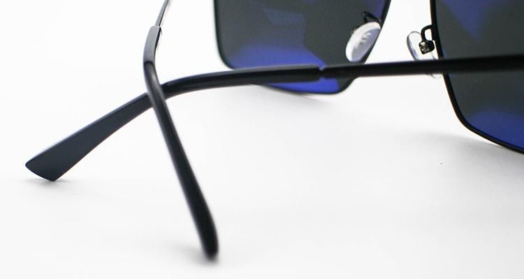 2020 Flat Top Handsome Metal Frame Stock Polarized Men Sunglasses