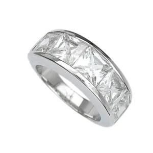 Spiritual Harmony Ohm or Aum Symbol. 925 Silver Ring