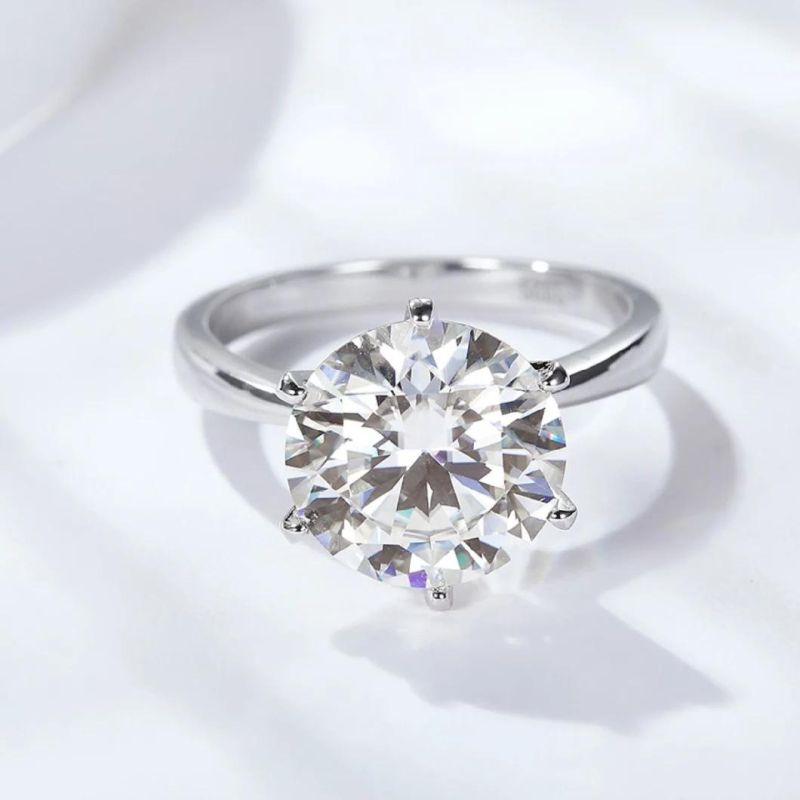 Hot Sale Silver Starsgem 925 Ring Demi Moissanite Manufacturers Rings