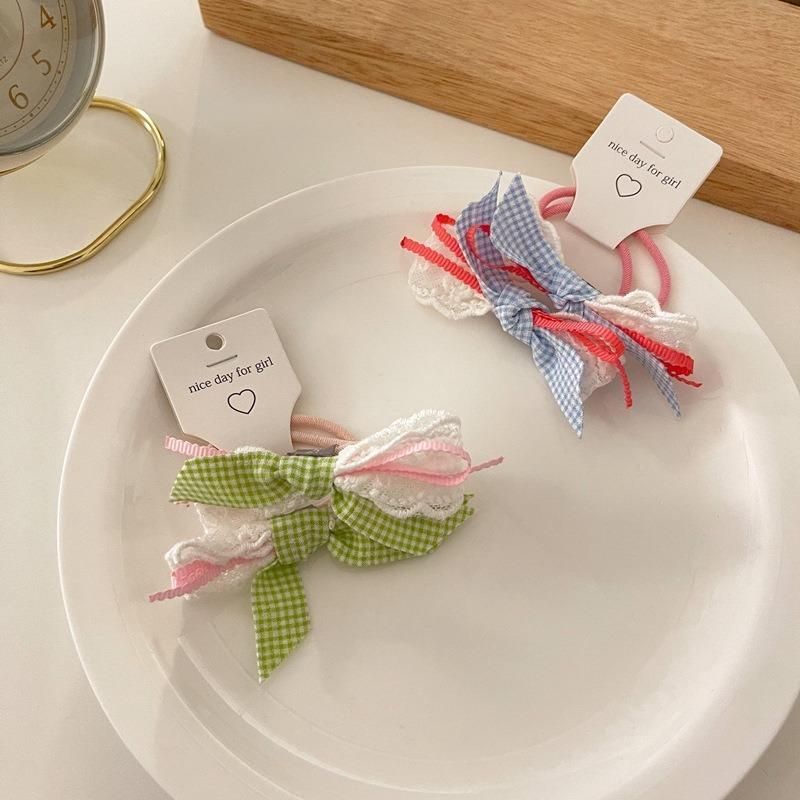 Fashion Hair Accessories Candy Coloured Bow Hair Rope