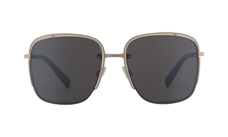 New Brand Designer Rectangle Metal Polarized Fashion Sunglasses