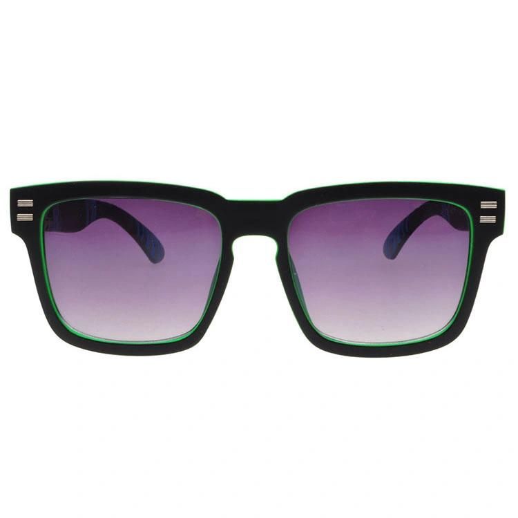 2017 Square Shape Colorful Fashion Sunglasses with Silver Pins