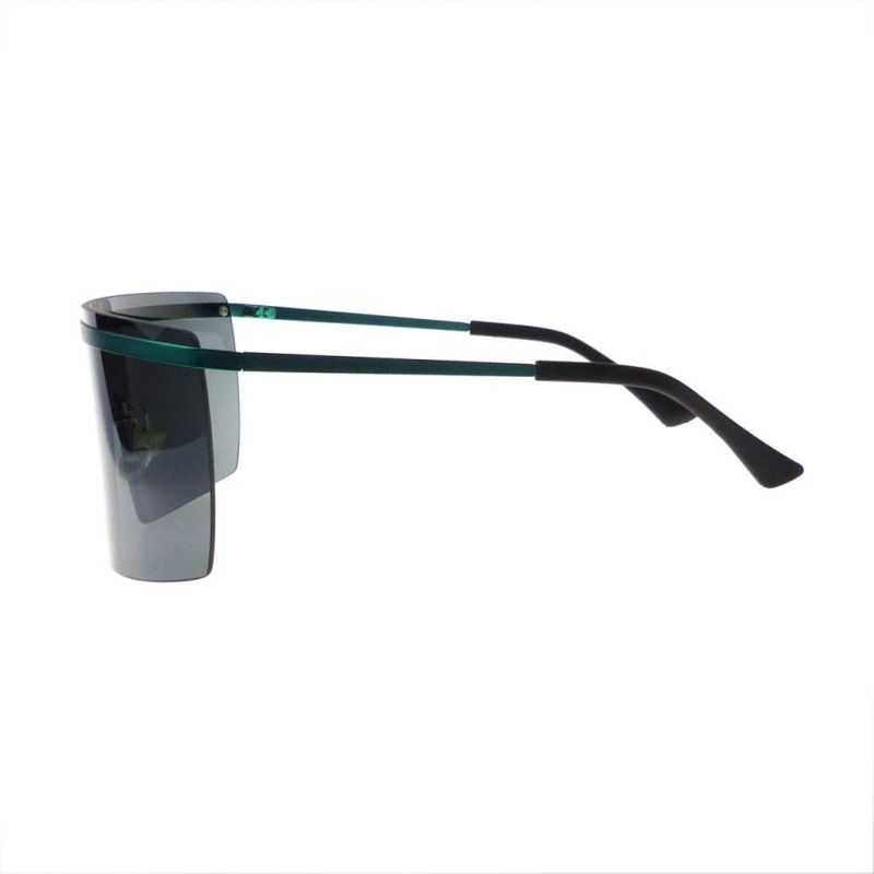 2021 High Quality Metal Fashion Style The Cylindrical Lens Sunglasses