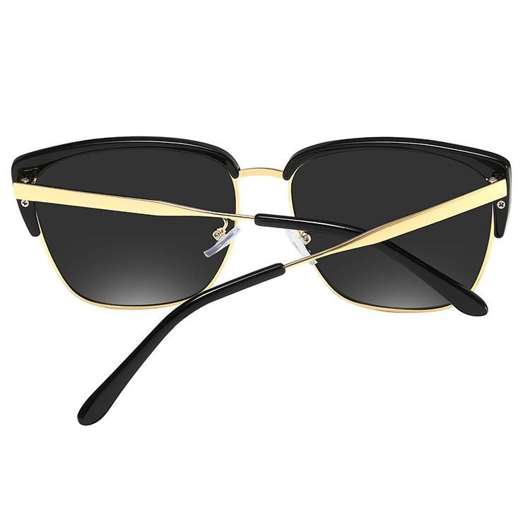 2019 Newly Square Shape Metal Mixture Sunglasses for Ready Made Goods
