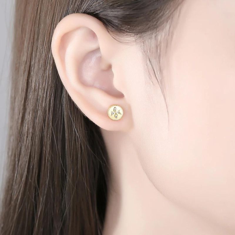 OEM Silver Jewelry Multicolored Fashion Body Piercing Ear Studs