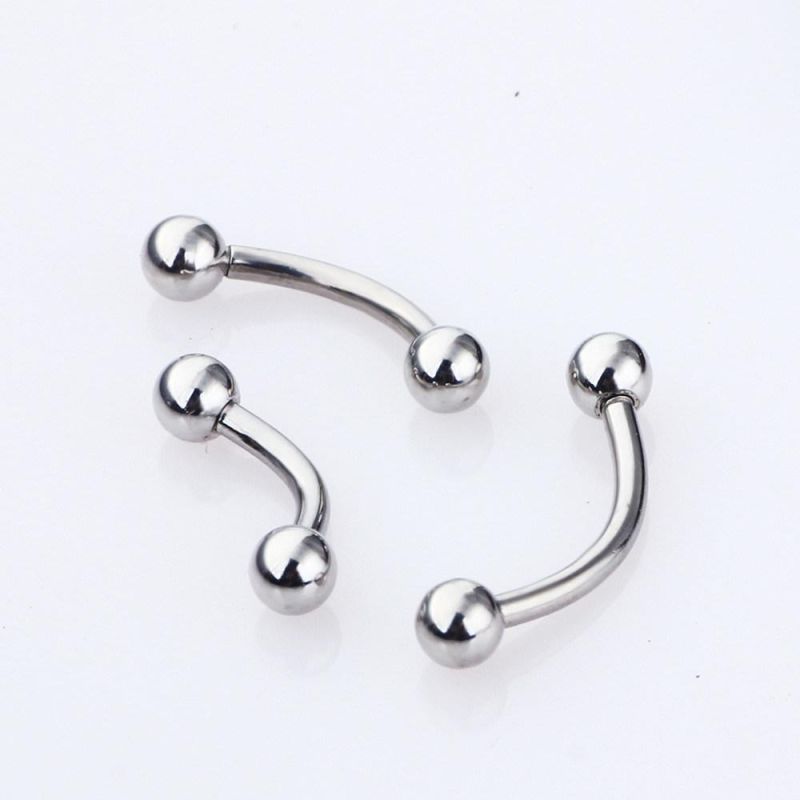 120PCS Silver Jewelry Sets Nose Rings Hoop 316L Steel Nipple Nose Eyebrow Helix Tragus Cartilage Septum Piercing Jewelry Set