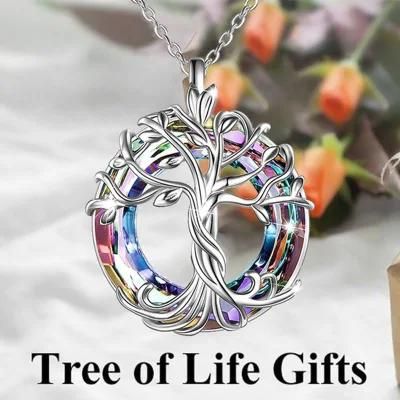 Fashion Silver Jewelry Tree of Life Necklaces Promotion Gift