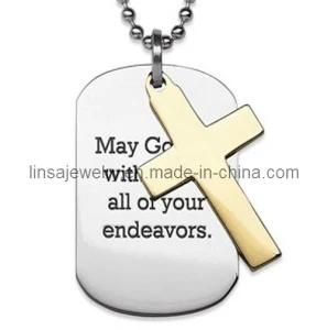 316L Stainless Steel Pendent Jewelry with Cross (SJN1236)