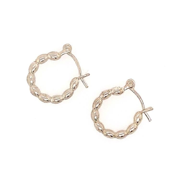 Nickel and Lead Free Jewelry Hoop Rope Huggies Earrings