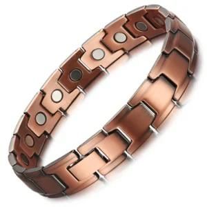 Custom Made Mens Pure Copper Strong Magnet Bracelets for Sale