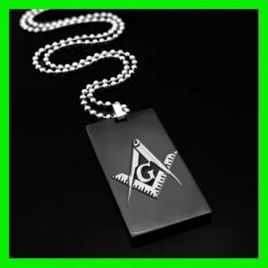 Stainless Steel Masonic Pendant