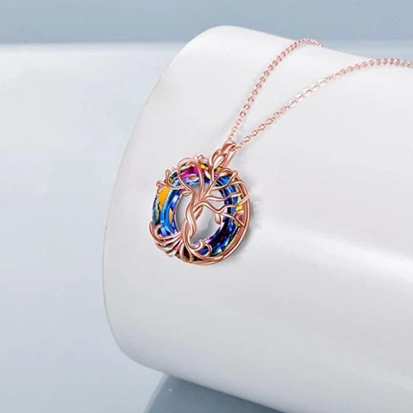 Fashion Silver Jewelry Tree of Life Necklaces Promotion Gift