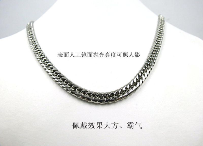 8.5mm Chain Round Edge Necklace for Fashion Jewellery