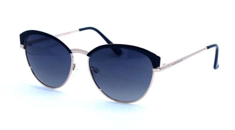 Ultra-Light Black Metal Frame Sunglasses