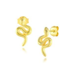 Europe Hot Sale Trendy High Quality 925 Sterling Silver Jewelry New Creative Snake Earring Studs for Women