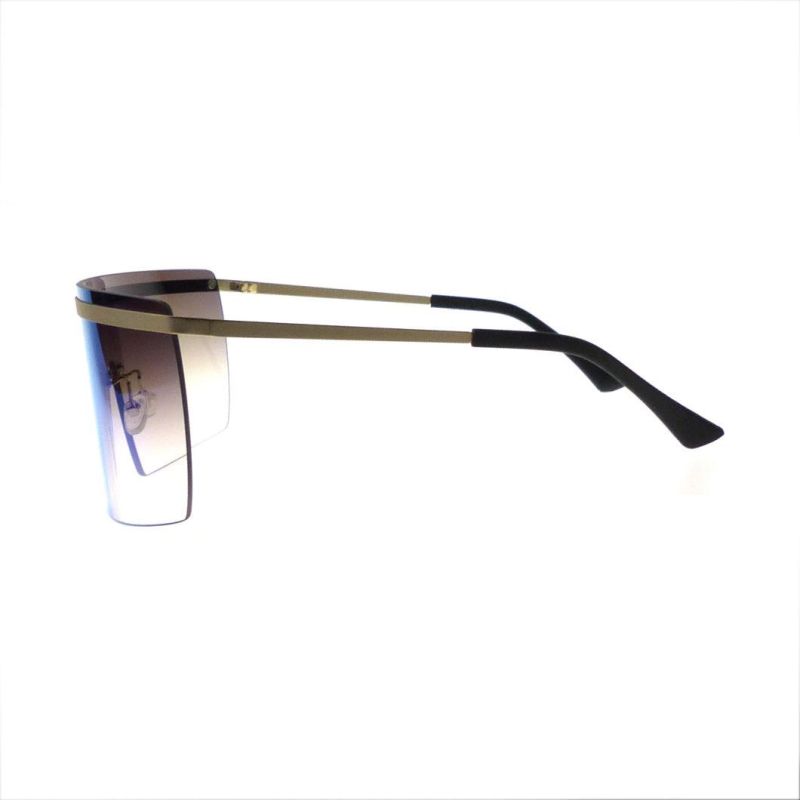 2021 High Quality Metal Fashion Style The Cylindrical Lens Sunglasses