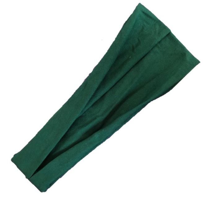 Cotton Yoga Breathable Headband Tennis Sport Folding Head Band Elastic Knit