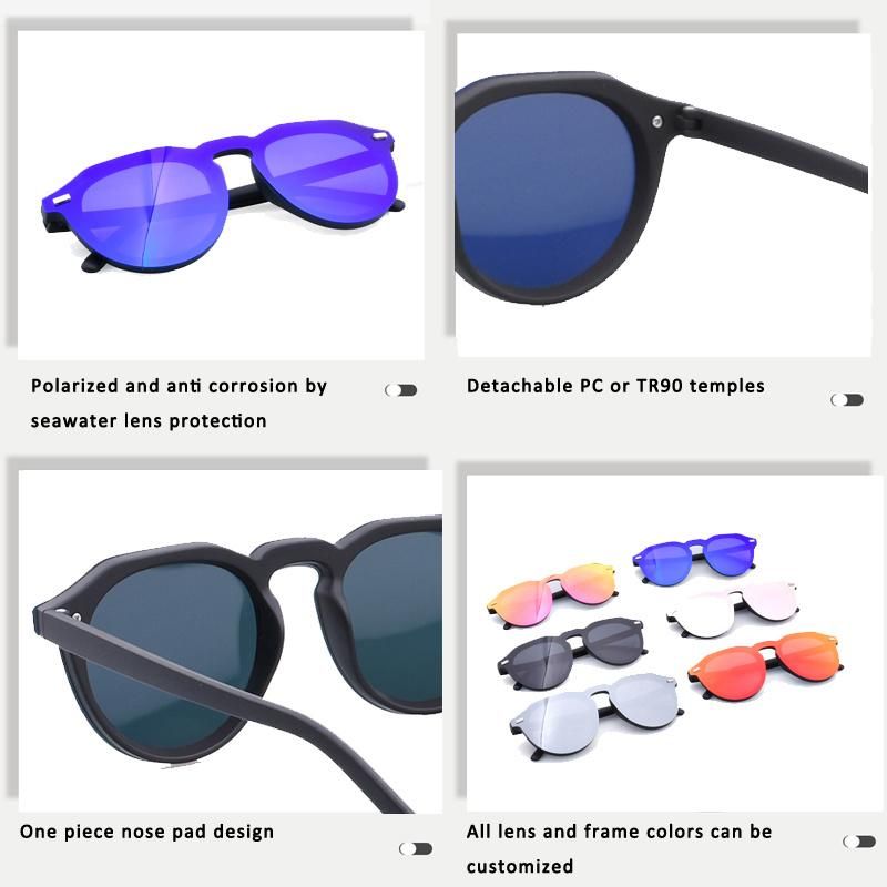 Free Sample Custom Adult Fashion Sun Glasses Polarized Sunglasses