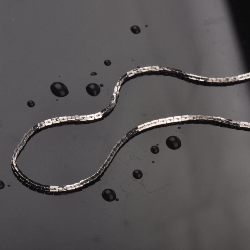 Hot Selling Shiny Jewelry Stainless Steel Boston Chain Ladies Necklace