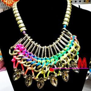 Gold Plated Chain Necklace, Chain Fashion Jewelry Set (BDF91237)