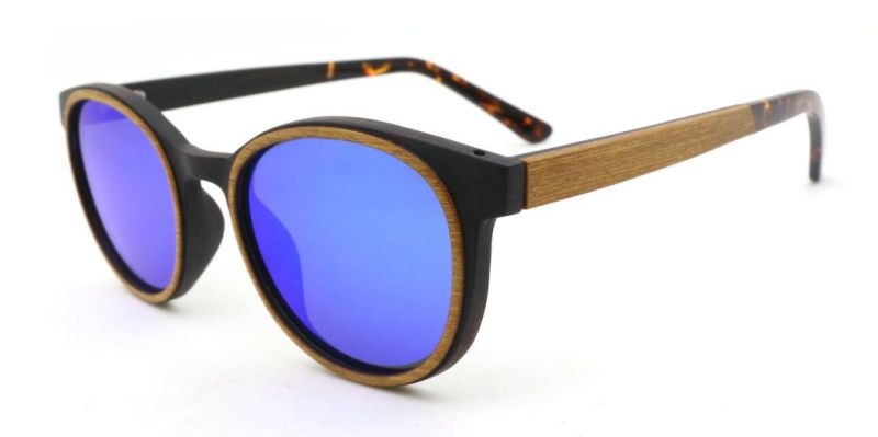 Latest Fashion Hot Sell Two Layers Wooden Polarized Sunglasses for Unisex