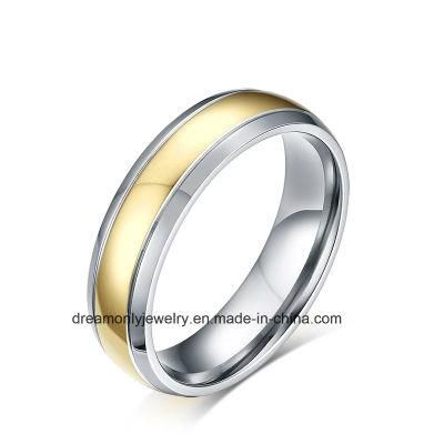 Gold Plated Titanium Ring Jewelry