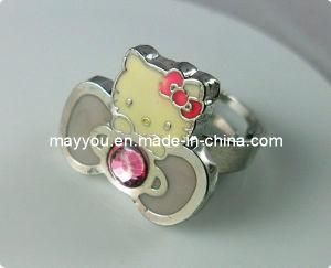 Fashion Jewelry- Color Enamel Metal Ring (HKR022)