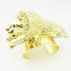 Fashion Plated Leopard Alloy Bangle Jewelry, Fashion Bracelet