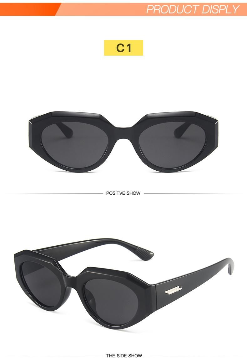 Fashion Sunglasses Ins Trend Ladies Sunglasses Bright Black Net Red Street Shooting Glasses