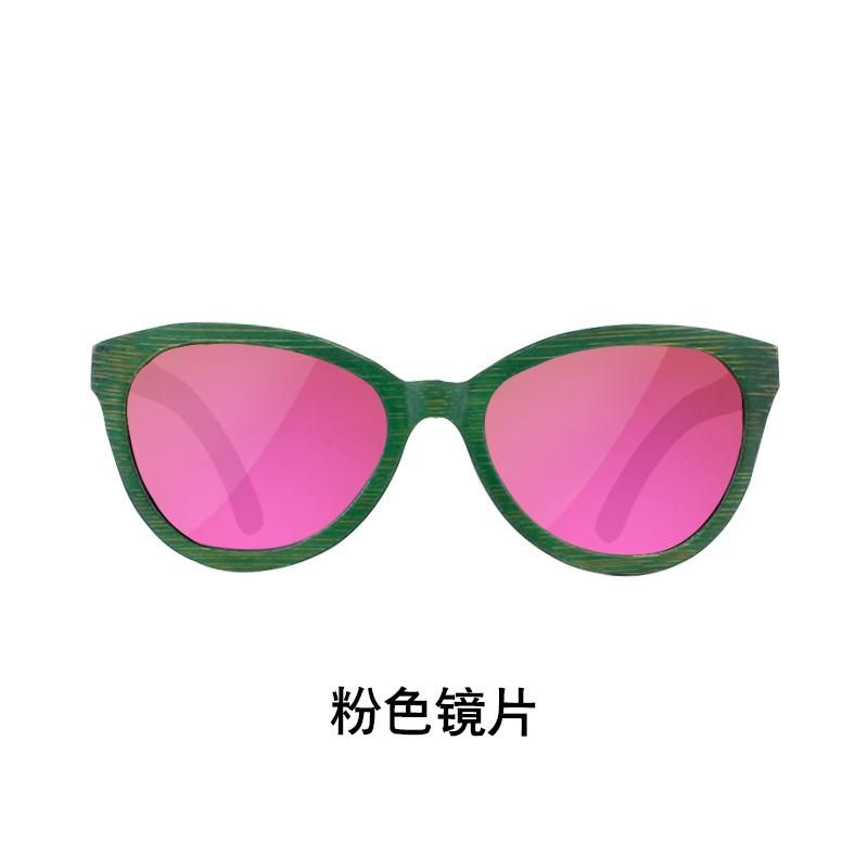 Trending Products Vintage Green Bamboo Wooden Sunglasses