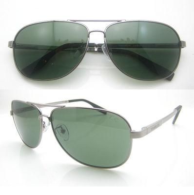 Classic Spring Hinge Designe Man Fashion Metal Sunglasses