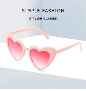 New Fashion Anti UV 400 Vintage Love Heart Shaped Sunglass