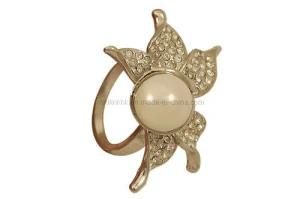 Fashion Jewelry - Five-Leaves Flower Ring (R0A332)