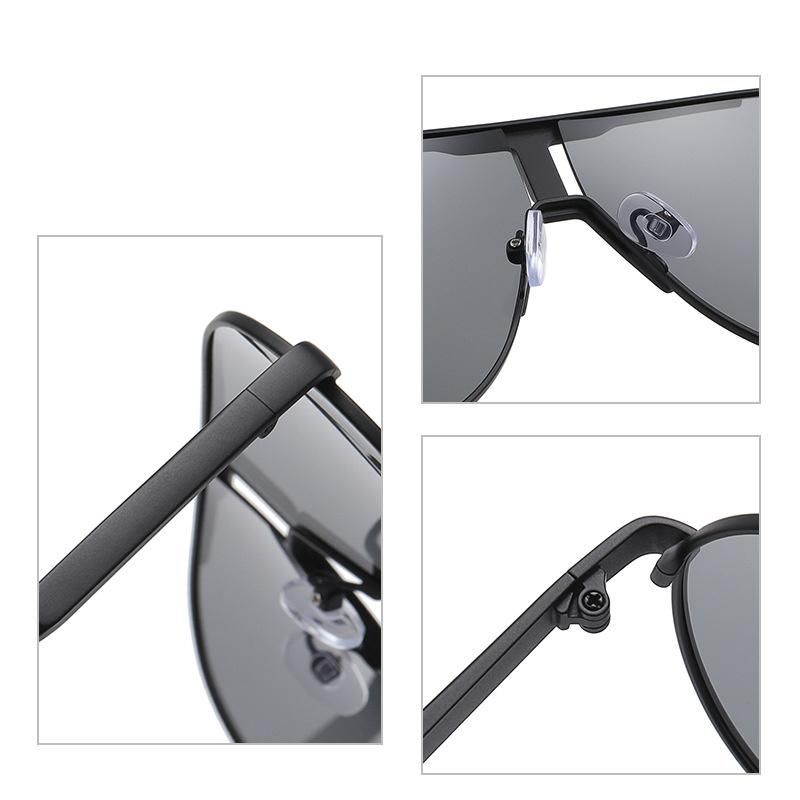 Fashion Style Polarized Sun Glasses UV400 Metal Sunglasses for Men 3347