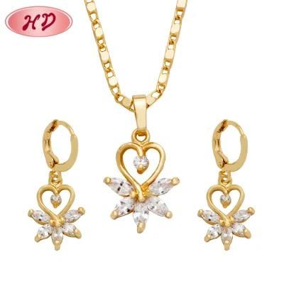 Costume Jewellry 18 Carat Gold Plated Earrings Jewelry Sets