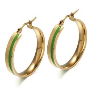 Fashion Jewelry Gift Stainless Steel Gold New Women Earring