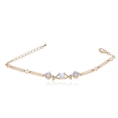 Simple Design Fashion Zircon Bracelet for Women