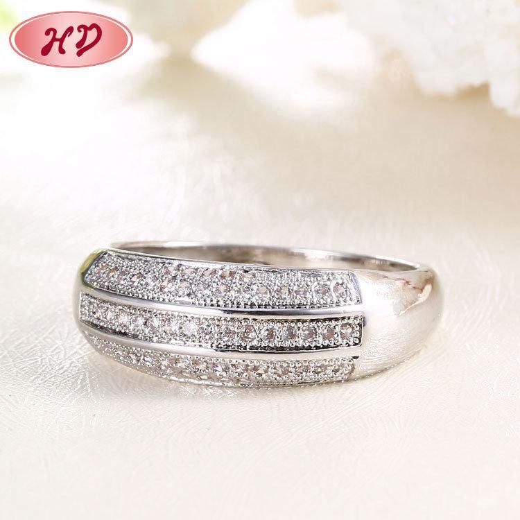 2020 Fashion Women 18K Gold Plated Zirconia Finger Rings Design