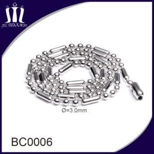 Stainless Steel Beads Chain Necklace for Jewelry Making