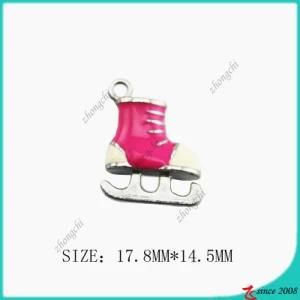 Ice Skate Shoes Metal Necklace Pendant (SPE)