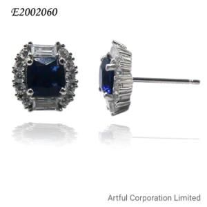 Fashion Jewelry in Blue Stone Earring