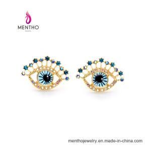 New Simple Eye Shape Star Fashion Imitation Jewelry Stud Earring