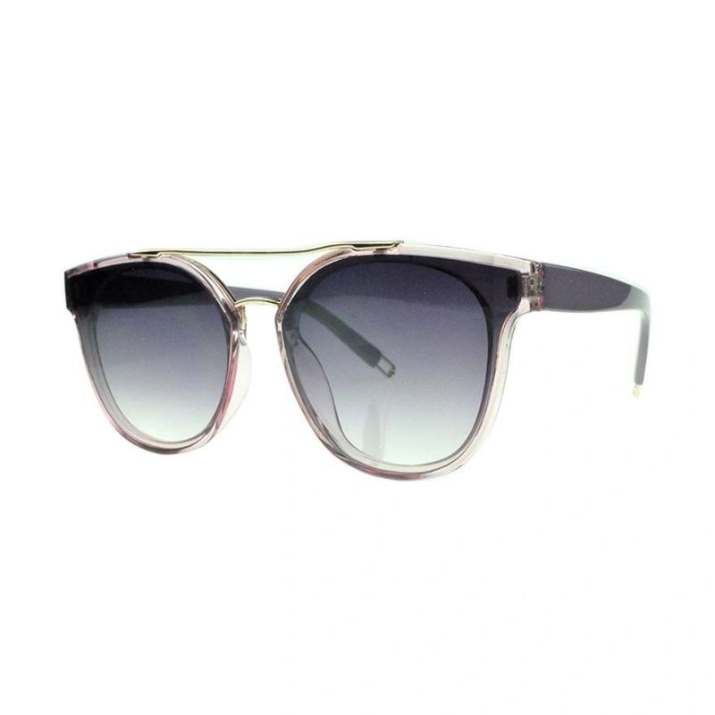 with Bar Design Plastic Black Frame Sunglass
