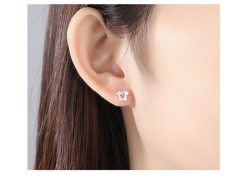 Fashion Geometry Jewelry Shirt and Pants Earrings Stud