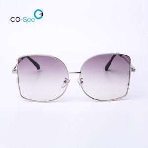 2020 Trendy UV400 Custom Logo Flat Lens Fashion Sunglasses for Women