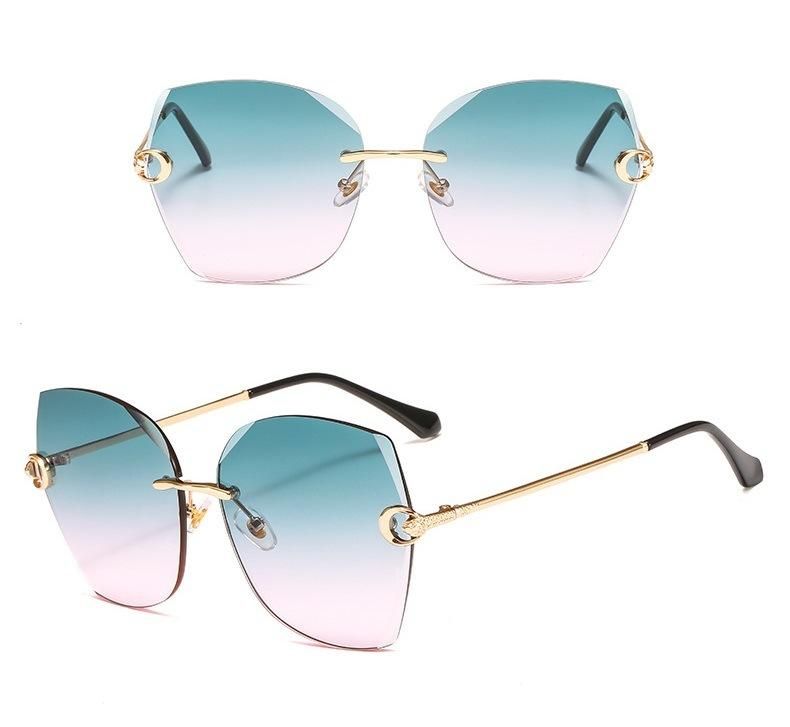 Newest 2020 Rimless Frame Fashion Sunglasses for Women