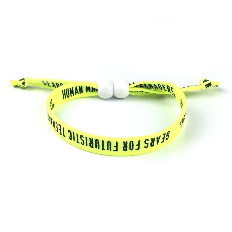 Wholesale Customized Adjustable Polyester Bracelet with Knot Ends