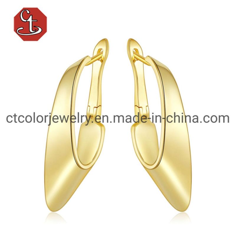 Personalized Buckle Earring Oval Shape 925 Sterling Silver Fashion Jewelry Earrings