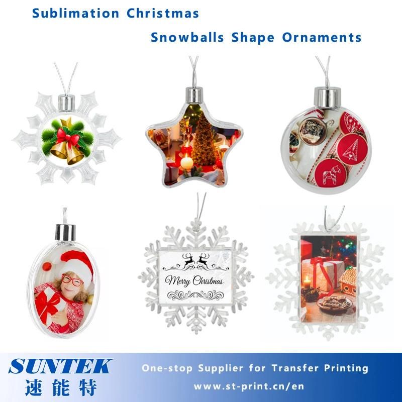 Sublimation 3′′ Ceramic Ornament-Both Sides Printable