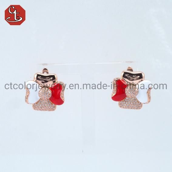 Wholesale High Quality Mini 925 Sterling Silver Fashion Jewelry Zirconia Stud Earring
